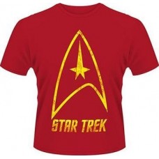 STAR TREK-BADGE LOGO (CHERRY) -XL- (MRCH)