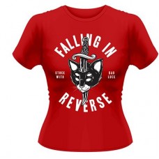 FALLING IN REVERSE-DAGGER CAT -S- GIRLIE/RED (MRCH)