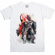 STAR WARS-VADER -XL- WHITE/STENCIL (MRCH)