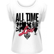 ALL TIME LOW-UNKNOWN -M- GIRLIE/WHITE (MRCH)