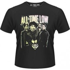 ALL TIME LOW-NEON PHOTO -S- BLACK (MRCH)