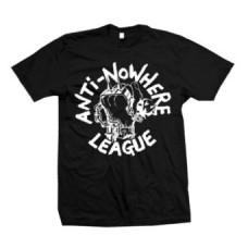 ANTI NOWHERE LEAGUE-LOGO -S- BLACK (MRCH)