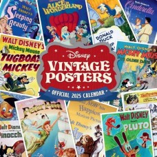 ANIMAÇÃO-2025 DISNEY VINTAGE POSTERS OFFICIAL CALENDAR (MRCH)