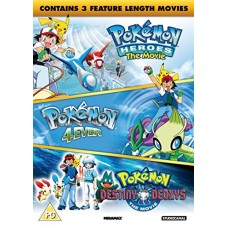 ANIMAÇÃO-POKEMON TRIPLE MOVIE COL. (3DVD)