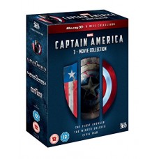 FILME-CAPTAIN AMERICA 1-3 -3D- (6BLU-RAY)