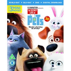 ANIMAÇÃO-SECRET LIFE OF PETS -3D- (2BLU-RAY+DVD)