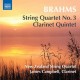 J. BRAHMS-STRING QUARTET NO.3/CLARI (CD)