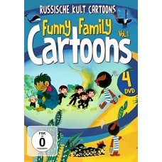 CRIANÇAS-FUNNY FAMILY CARTOONS.. (4DVD)