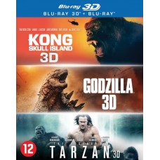 FILME-GODZILLA/KONG/TARZAN -3D- (3BLU-RAY)