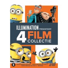 ANIMAÇÃO-DESPICABLE ME 1-3/MINIONS (4DVD)