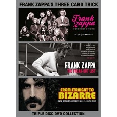 DOCUMENTÁRIO-FRANK ZAPPA: THREE CARD.. (3DVD)