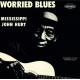 JOHN MISSISSIPPI HURT-WORRIED BLUES -HQ- (LP)