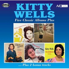 KITTY WELLS-FIVE CLASSICS ALBUMS PLUS (2CD)
