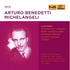 ARTURO BENEDETTI MICHELANGELI-LIVE FROM VATICAN CITY/LO (10CD)