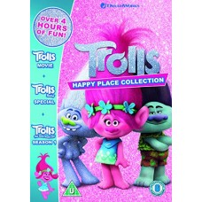 ANIMAÇÃO-TROLLS - HAPPY PLACE.. (3DVD)