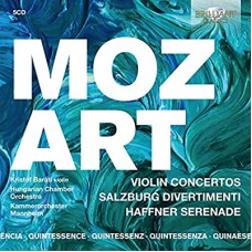 W.A. MOZART-VIOLIN CONCERTOS, DIVERTI (5CD)