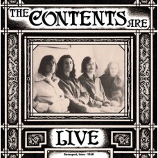 CONTENTS ARE-LIVE DAVENPORT IOWA 1968 (LP)
