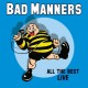 BAD MANNERS-ALL THE BEST LIVE (LP)