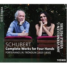 F. SCHUBERT-WORKS FOR 4 HANDS VOL.1-7 (7CD)