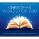 V/A-CHRISTMAS WORDS FOR YOU (CD)