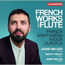 ADAM WALKER/TIMOTHY RIDOUT/JAMES BAILLIEU-FRENCH WORKS FOR FLUTE (CD)
