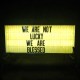 BEN TRICKEY-WE ARE NOT LUCKY WE ARE.. (LP)