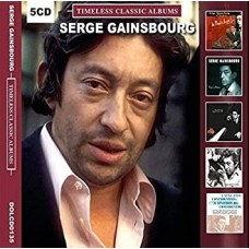 SERGE GAINSBOURG-TIMELESS CLASSIC ALBUMS (5CD)