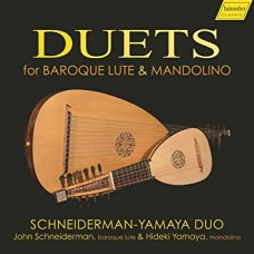 SCHNEIDERMAN-YAMAYA DUO-DUETS FOR BAROQUE LUTE.. (CD)