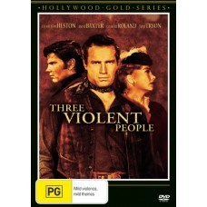 FILME-THREE VIOLENT PEOPLE (DVD)