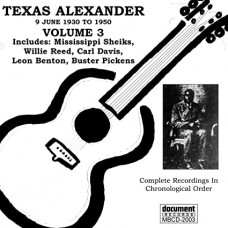 TEXAS ALEXANDER-VOL.3 (CD)