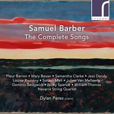 DYLAN PEREZ & NAVARRA STRING QUARTET-BARBER THE COMPLETE SONGS (2CD)
