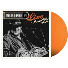 WAYLON JENNINGS-LIVE FROM AUSTIN, TX '89 -COLOURED- (2LP)