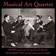 MUSICAL ART QUARTET-HAYDN: OP. 54, NO. 2 & OP. 64, NO. 5 (FINALE)/SCHUBERT: D.87 (CD)