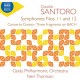 GOIAS PHILHARMONIC ORCHES-SANTORO: SYMPHONIES NOS. 11 & 12/CONCERTO GROSSO/THREE FRAGMENTS ON BACH (CD)