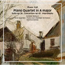 GOTTLIEB WALLISCH/ARON QUARTETT/FRANZ LISZT CHAMBER ORCHESTRA-HANS GAL: PIANO QUARTET IN A MAJOR (CD)