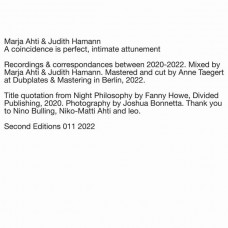 MARJA AHTI/JUDITH HAMANN-COINCIDENCE IS PERFECT INTIMATE ATTUNEMENT (LP)