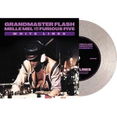 GRANDMASTER FLASH WITH ME-WHITE LINES -COLOURED- (7")