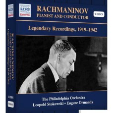 SERGEI RACHMANINOV-PIANIST AND CONDUCTOR - LEGENDARY RECORDINGS 1919-1942 -BOX- (9CD)