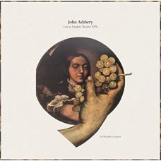JOHN ASHBERY-LIVE AT SANDERS THEATRE, 1976 (LP)