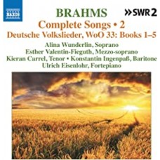 ALINA WUNDERLIN-BRAHMS: COMPLETE SONGS VOL. 2 - DEUTSCHE VOLKSLIEDER (CD)