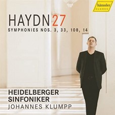 HEIDELBERGER SINFONIKER-HAYDN 27 : SYMPHONIES NOS. 3, 33, 108, & 14 (CD)