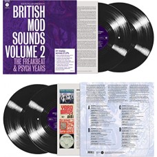 V/A-EDDIE PILLER PRESENTS - BRITISH MOD SOUNDS OF THE 1960S VOLUME 2: THE FREAKBEAT & PSYCH YEARS -HQ- (2LP)