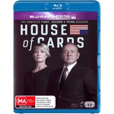 SÉRIES TV-HOUSE OF CARDS SEASON 1-3 -BOX- (3BLU-RAY)