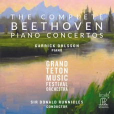 GARRICK OHLSSON/GRAND TETON MUSIC FESTIVAL ORCHESTRA/DONALD RUNNICLES-COMPLETE BEETHOVEN PIANO CONCERTOS (3CD)