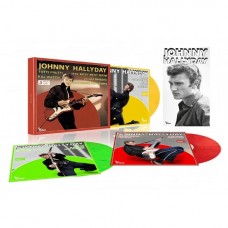 JOHNNY HALLYDAY-COFFRET VOGUE - MADE IN BELGIUM -COLOURED/LTD- (3LP)