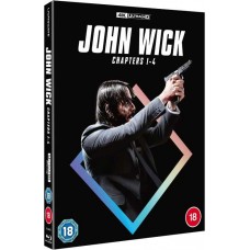 FILME-JOHN WICK: CHAPTERS 1-4 -BOX/4K- (4BLU-RAY)