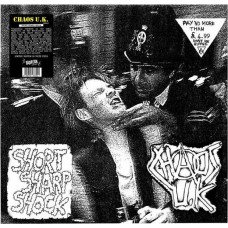 CHAOS UK-SHORT SHARP SHOCK -COLOURED- (LP)