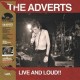 ADVERTS/RUTS-LIVE & LOUD (LP)