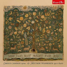 NICO MUHLY-CAROLYN SAMPSON/MATTHEW WADSWORTH: YOU DID NOT WANT FOR JOY (CD)