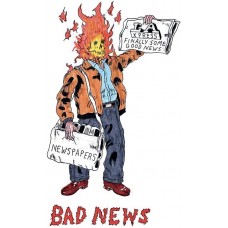 BLU & REAL BAD MAN-BAD NEWS (LP)